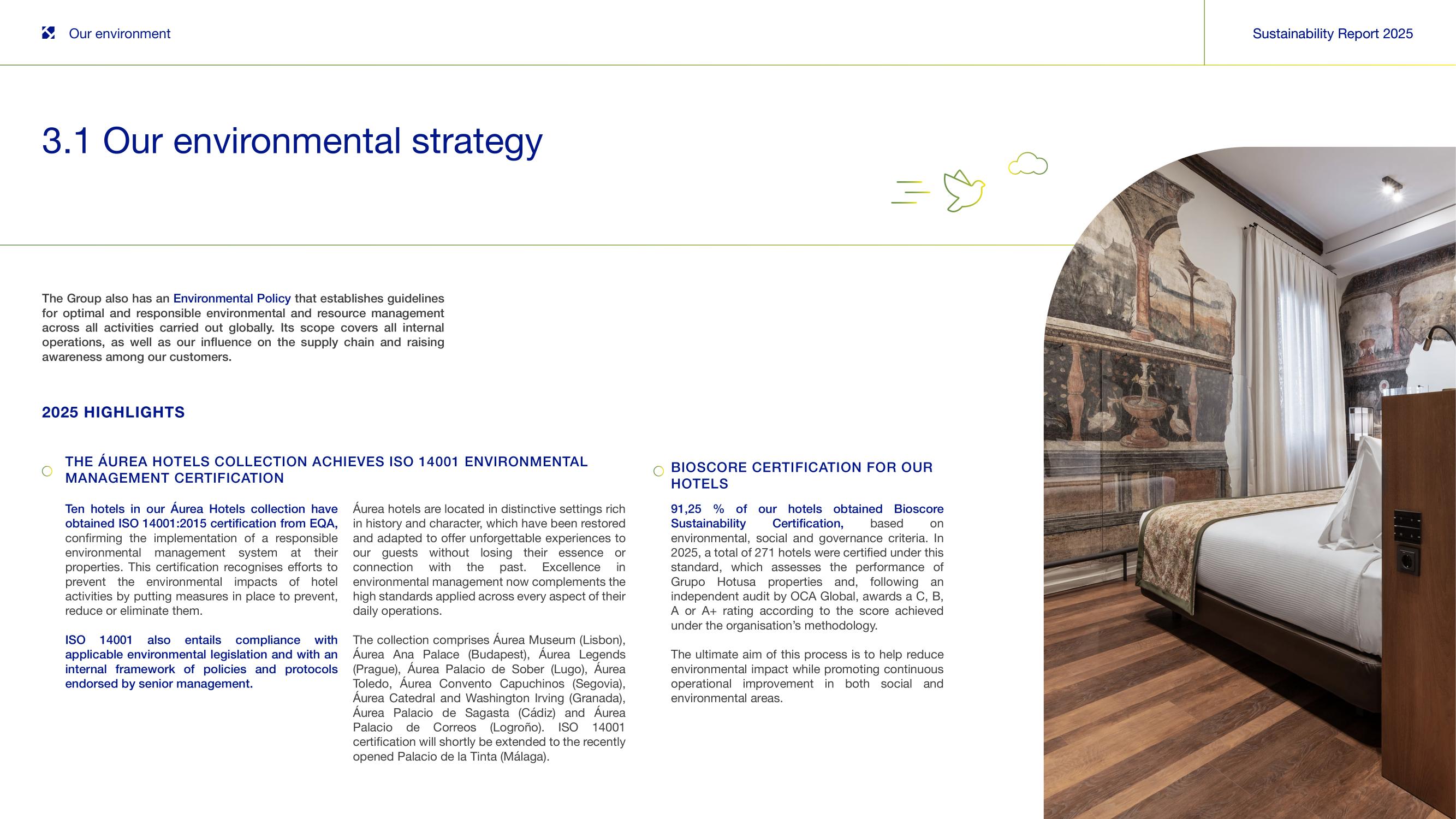 3.1 Our environmental strategy (II).