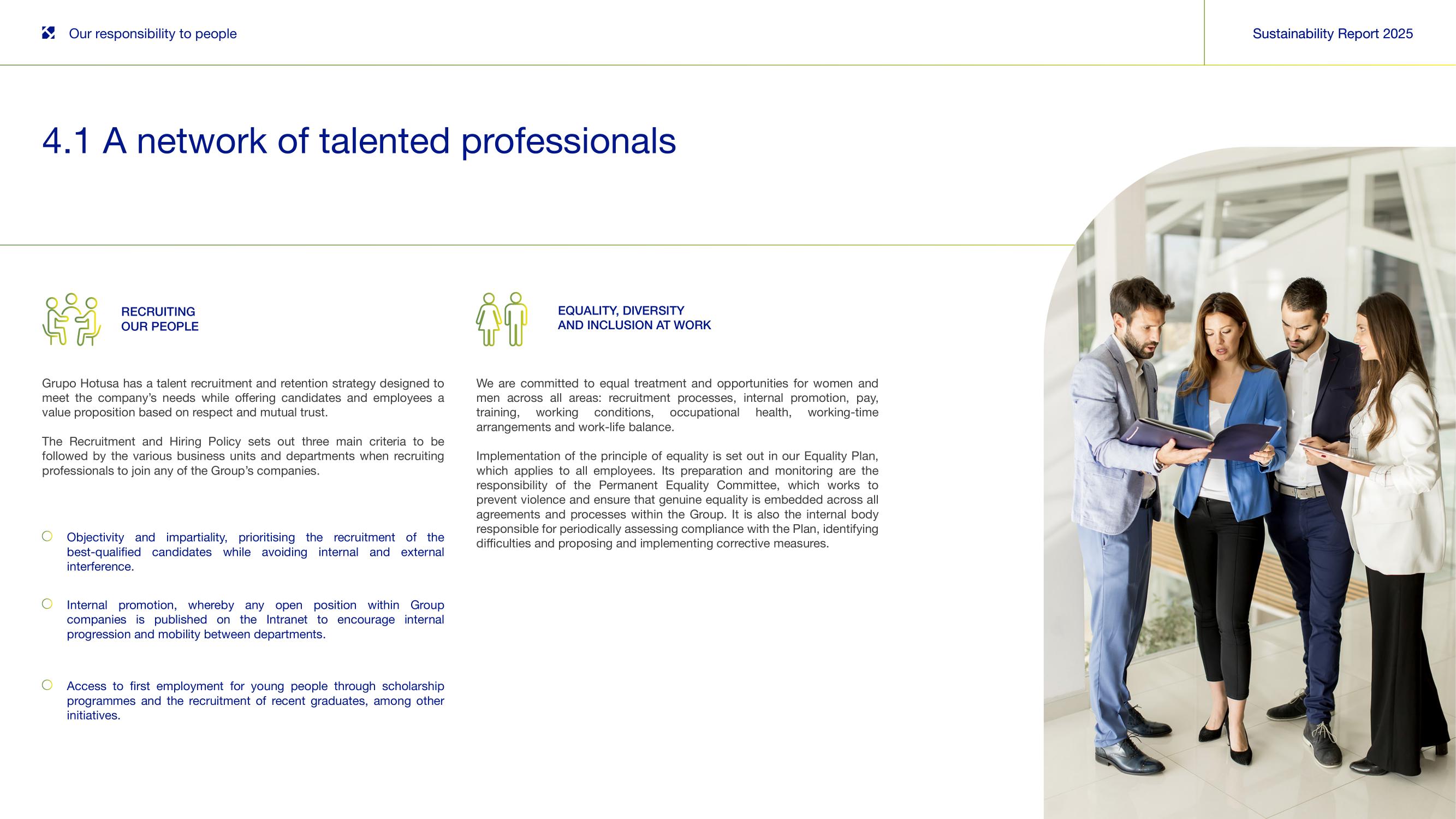 4.1 A network of talented professionals (II).