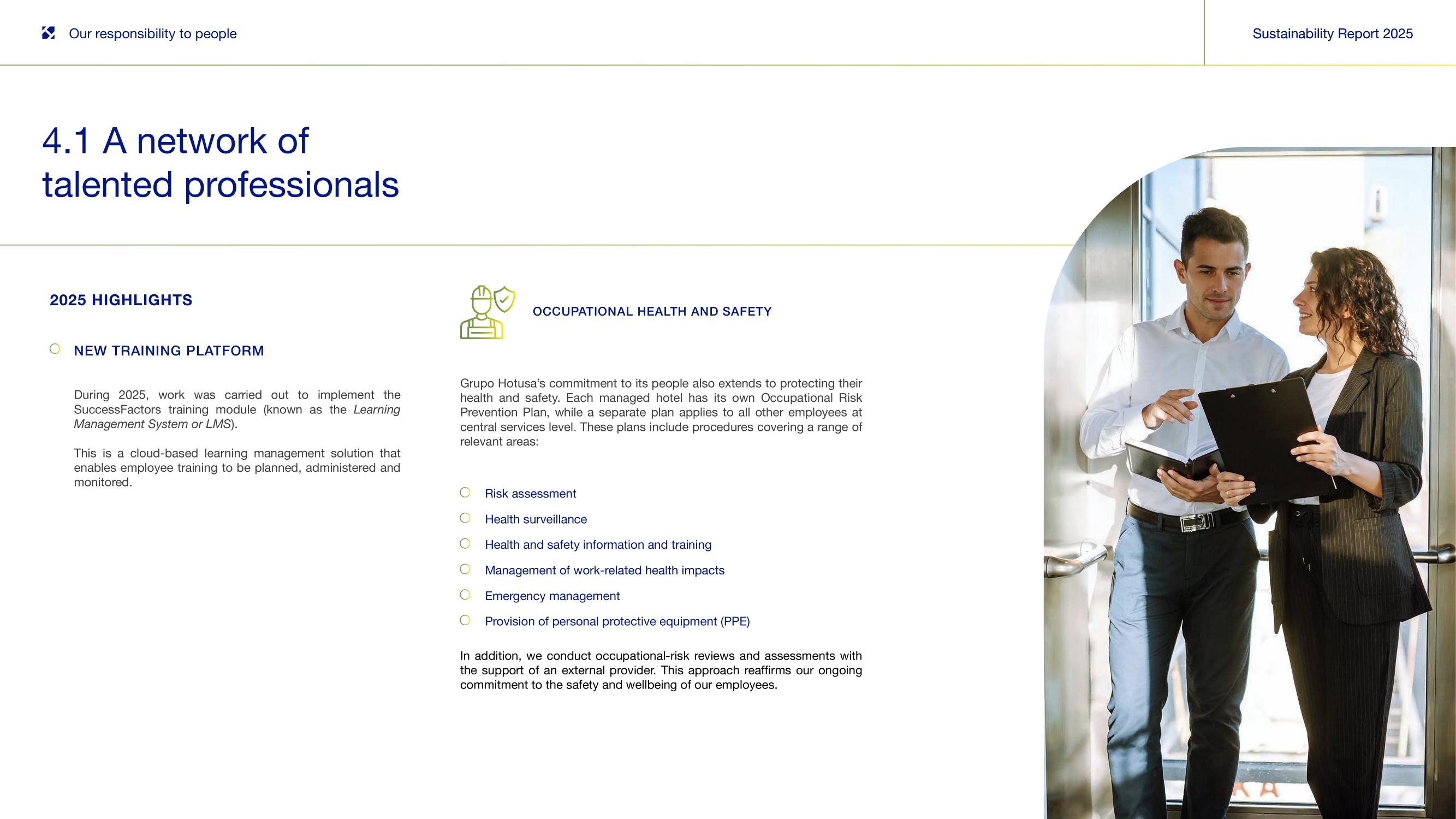4.1 A network of talented professionals (IV).