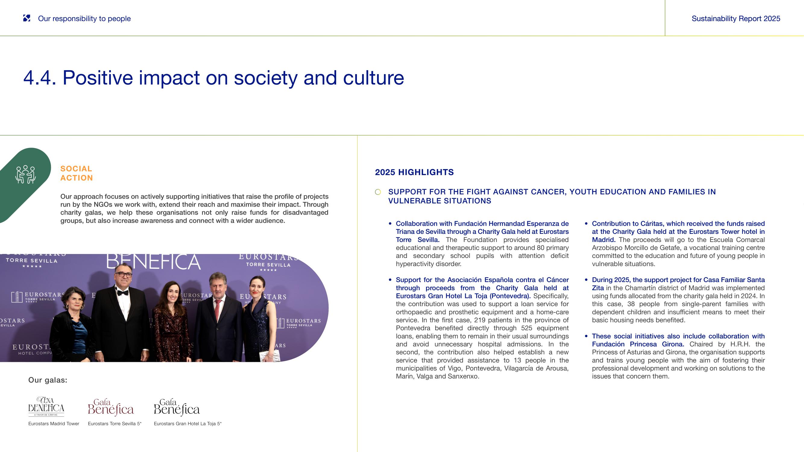 4.4 Positive impact — Social action.