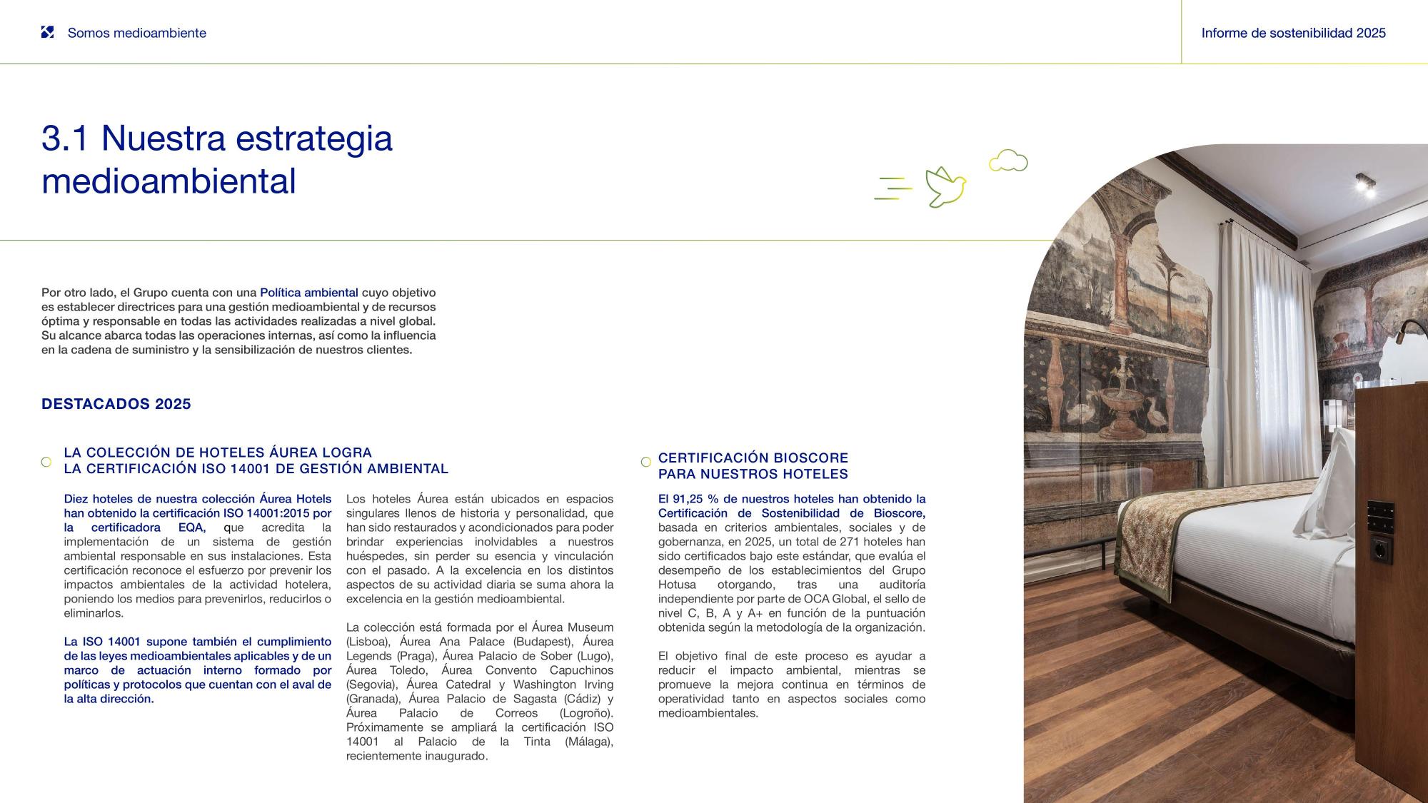 3.1 Nuestra estrategia medioambiental (II).